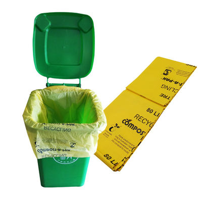İyi bir fiyat. Fabrika % 100 Biyodegradable Eco Friendly Sürdürülebilir Toptan Mısır Nişastası Özel Flat Top Komposta edilebilir Çöp Torbaları Kabul Yapılandırma çevrimiçi