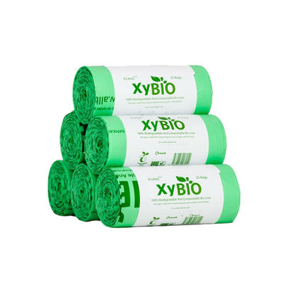 İyi bir fiyat. Popüler Mısır Nişastası Temelli Ekolojik Dostlu Sürdürülebilir Toptan Satış % 100 Komposta edilebilir Plastik Biyobiye edilebilir Çöp Torbaları Özel Basılmış çevrimiçi