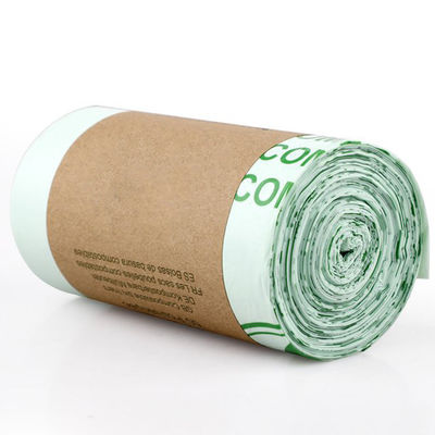 İyi bir fiyat. Fabrika % 100 Biyodegradable Eco Friendly Sürdürülebilir Toptan Mısır Nişastası Özel Flat Top Komposta edilebilir Çöp Torbaları Kabul Yapılandırma çevrimiçi