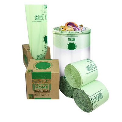 İyi bir fiyat. Sürdürülebilir Ekolojik Arkadaşlıklı Mısır Nişastası Temelli % 100 Komposta edilebilir Özel Logo Biyodegradable Tek kullanımlık taşınabilir Çöp Kutusu Liner çevrimiçi