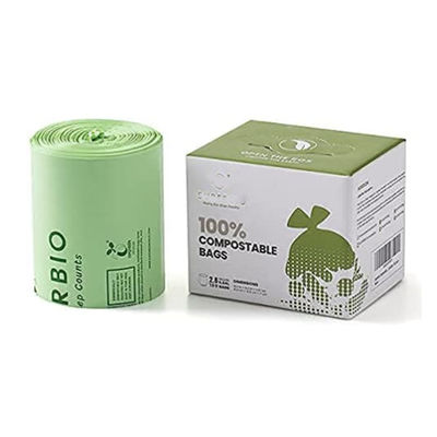 İyi bir fiyat. Özel Komposta edilebilir % 100 Biyodegradable Plastik Çöp Torbaları Dökme Ekolojik Dost çevrimiçi