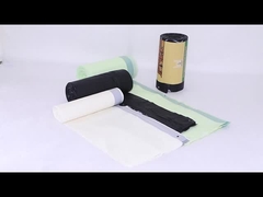 Perakende dağıtım kutusu ile özelleştirilebilir komposta edilebilir çekme ipi çöp torbaları