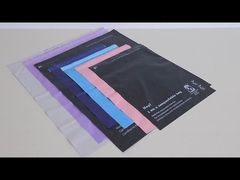 Renkli kompost edilebilir posta poşetleri 60 mikron kalınlığı Özel boyut